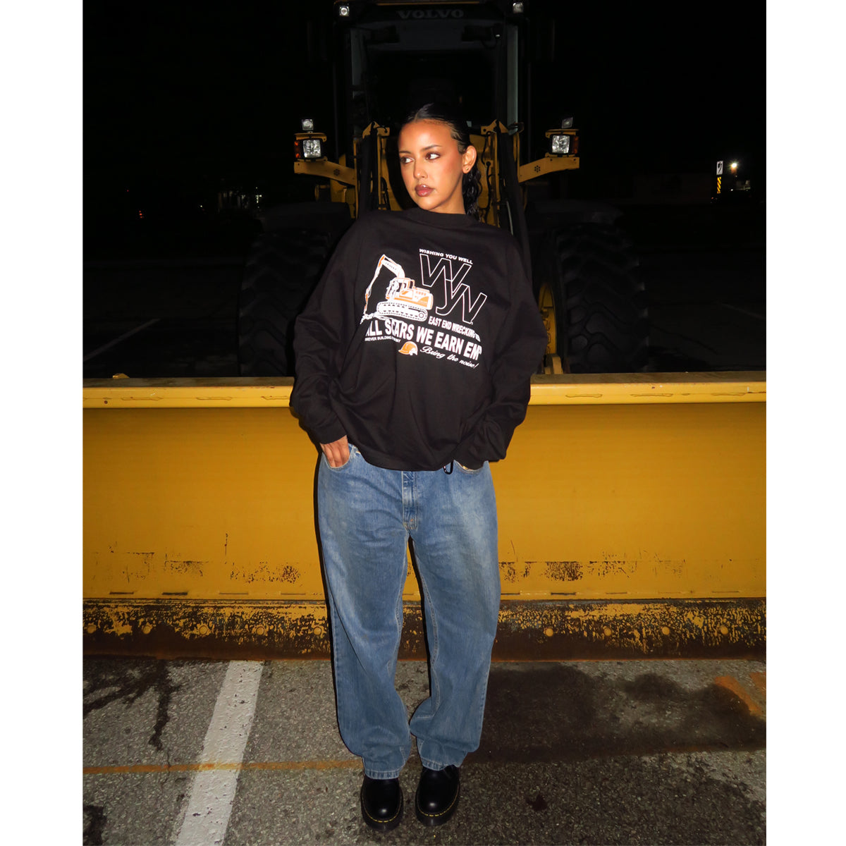 SCARBOROUGH EAST END WRECKING CREW LONG SLEEVE (BLACK)