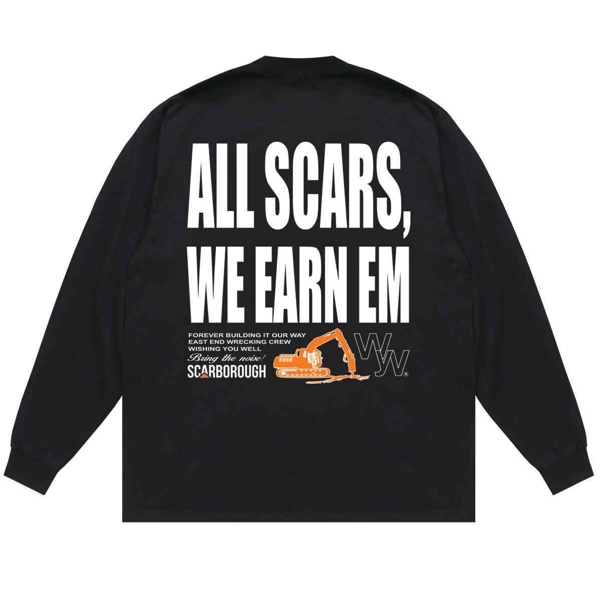 SCARBOROUGH EAST END WRECKING CREW LONG SLEEVE (BLACK)
