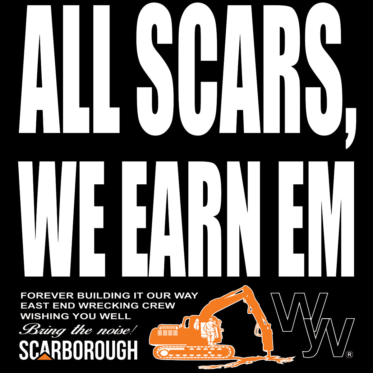 SCARBOROUGH EAST END WRECKING CREW LONG SLEEVE (BLACK)