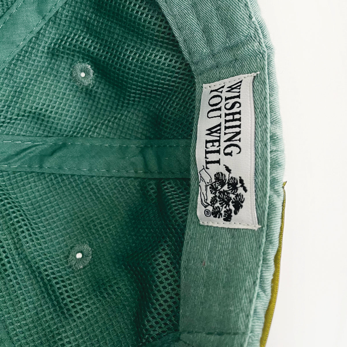 WYW SHOP CAP (LIGHT GREEN/GARMENT DYED)