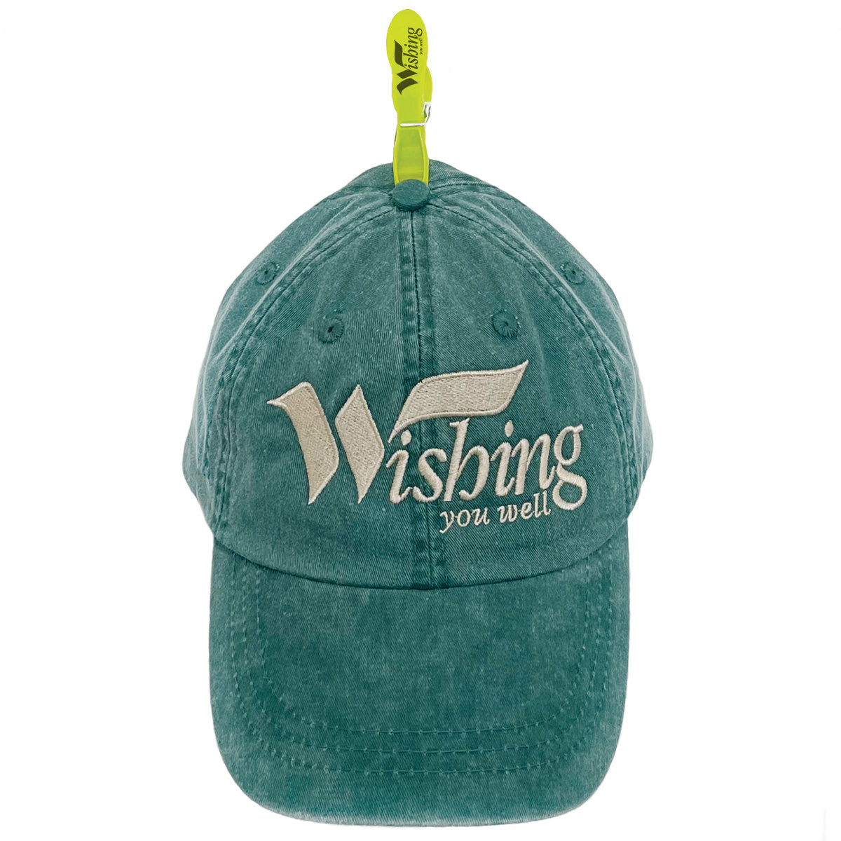 WYW SHOP CAP (LIGHT GREEN/GARMENT DYED)
