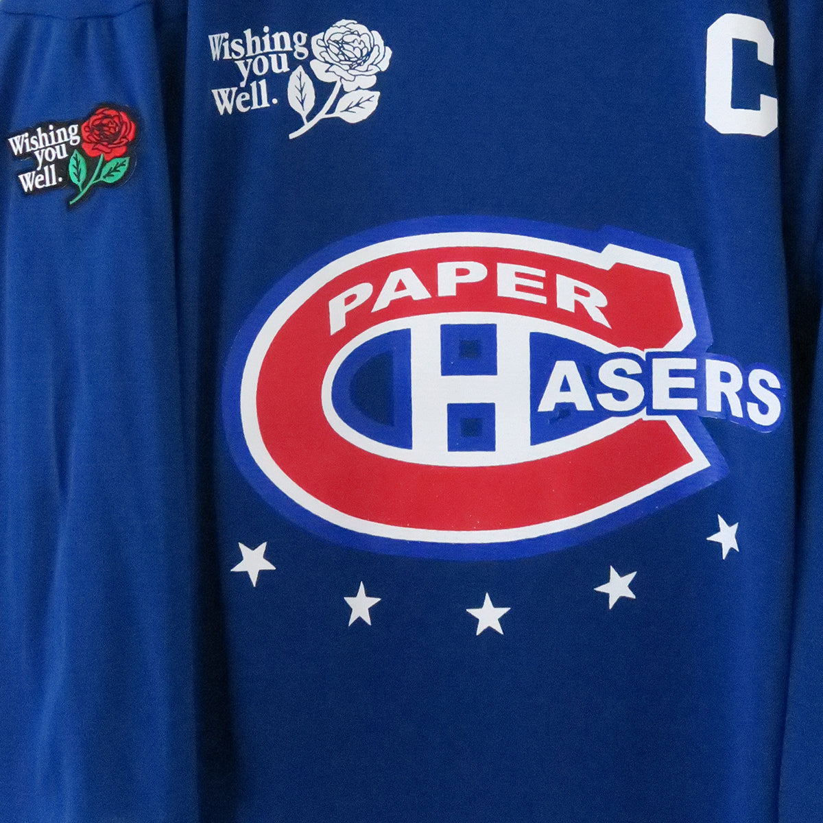 PAPER CHASERS PRACTICE HOCKEY JERSEY (MTL CANADIENS/ROYAL BLUE)