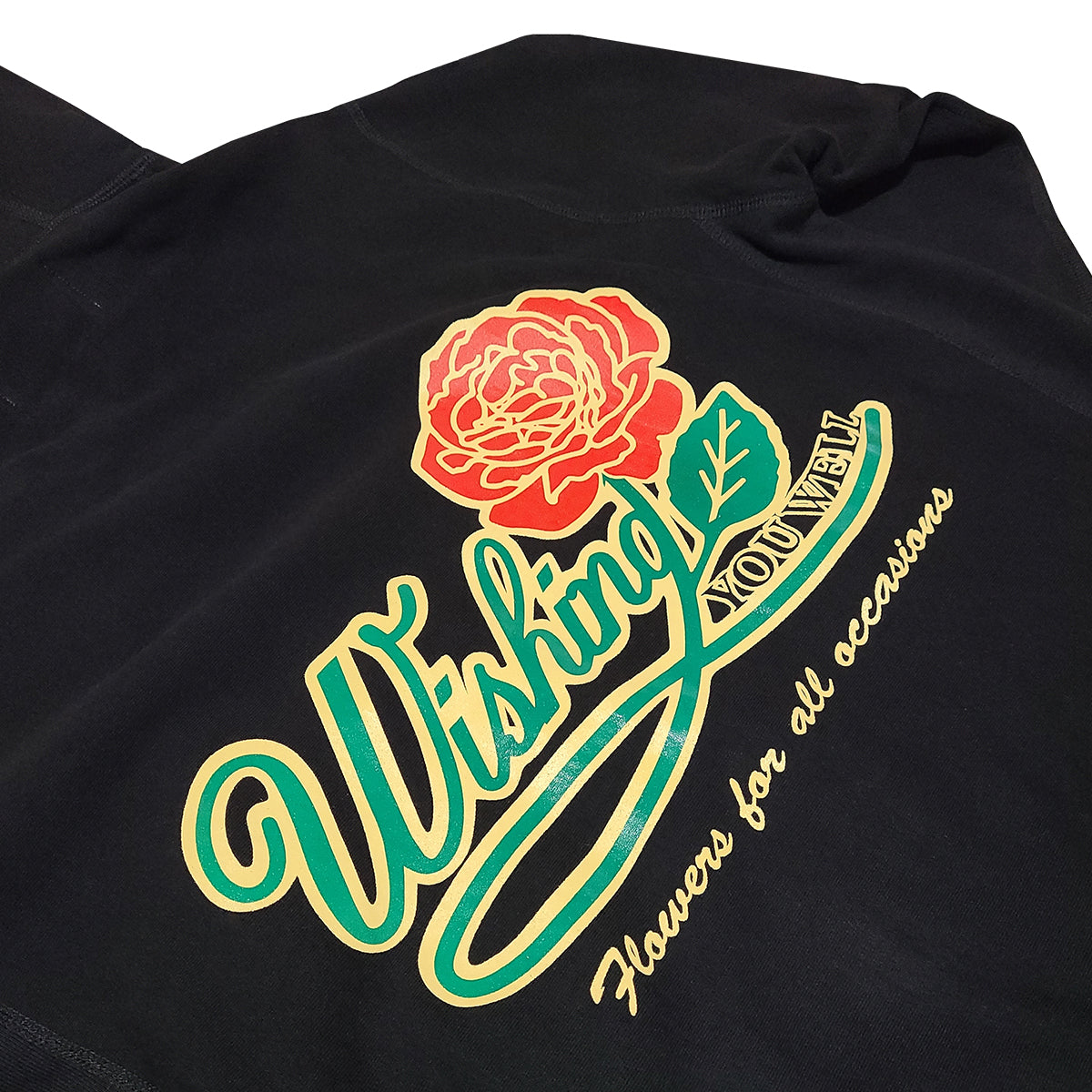 "FLOWERS FOR ALL OCCASIONS" ZIP HOODED SWEATSHIRT