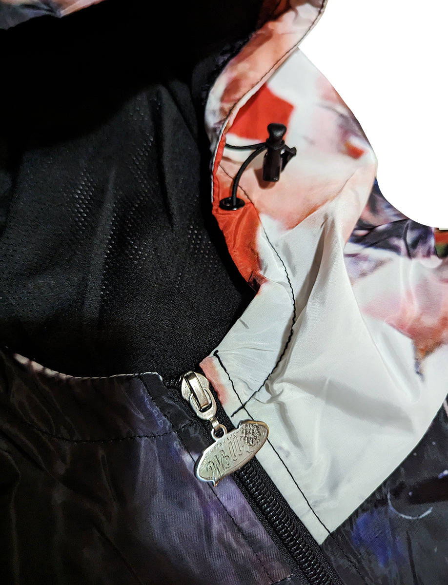 DAME TIME HOODED WINDBREAKER