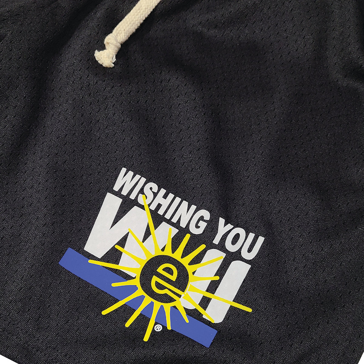 EVERYBODY LOVES THE SUNSHINE MESH SHORTS (BLACK)