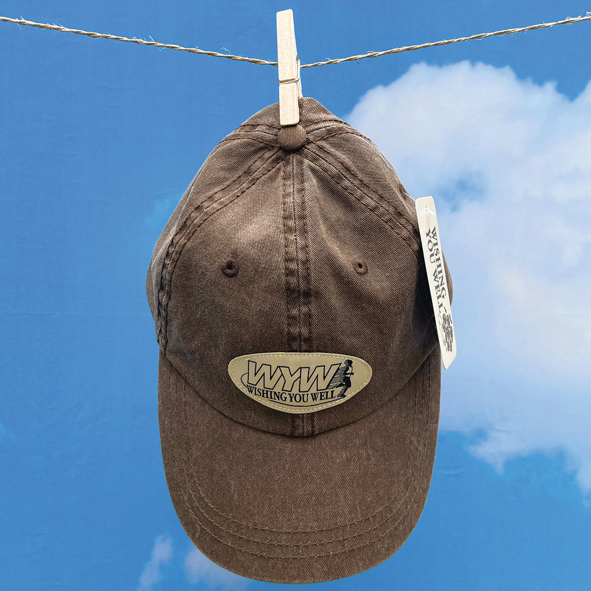 OT PIGMENT DYED SPORT CAP (COFFEE)