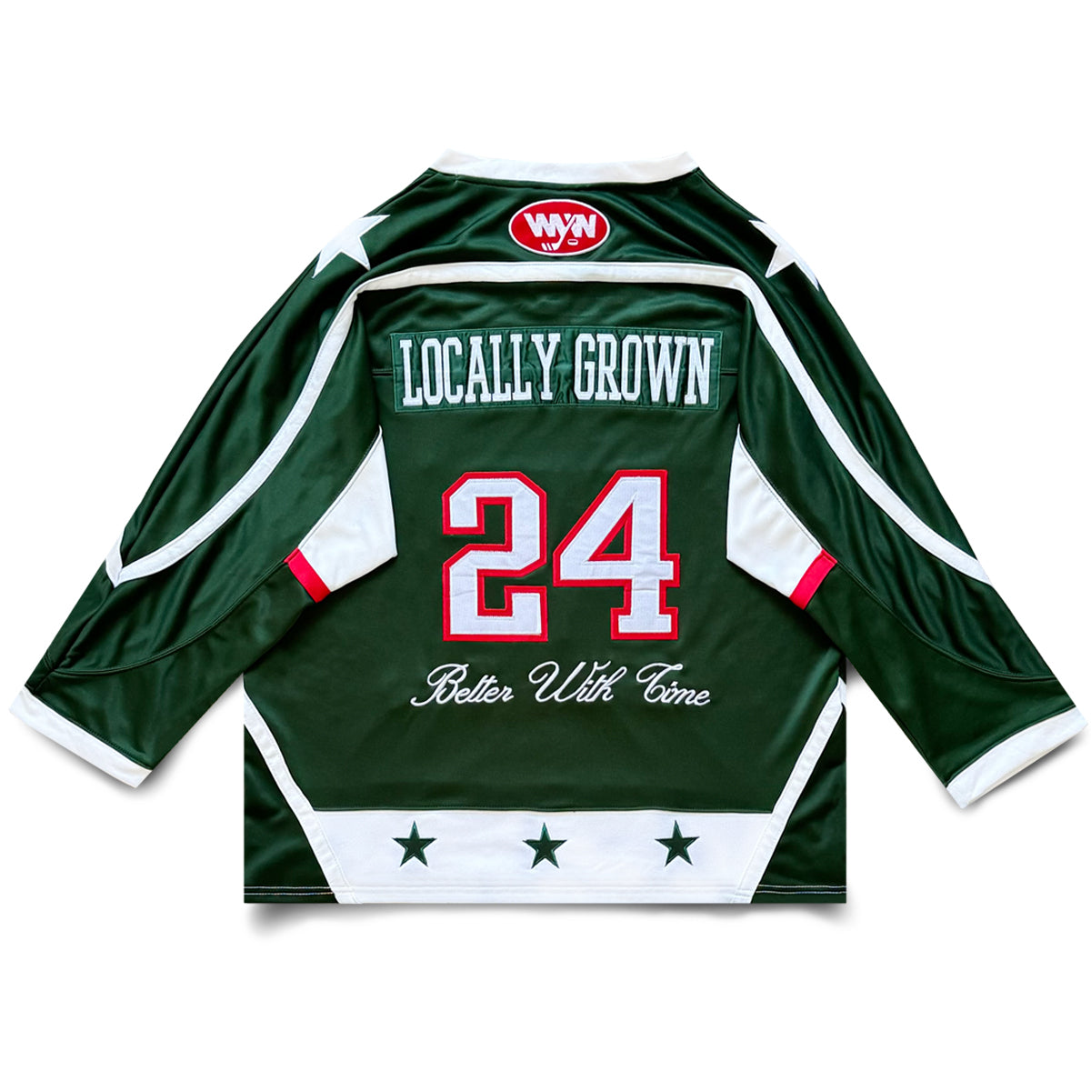 WYW SCARBOROUGH HOCKEY JERSEY (FOREST GREEN/RED)