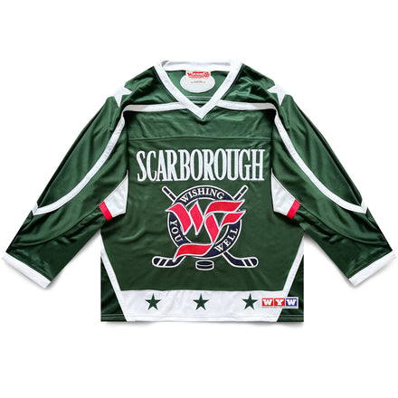 WYW SCARBOROUGH HOCKEY JERSEY (FOREST GREEN/RED)