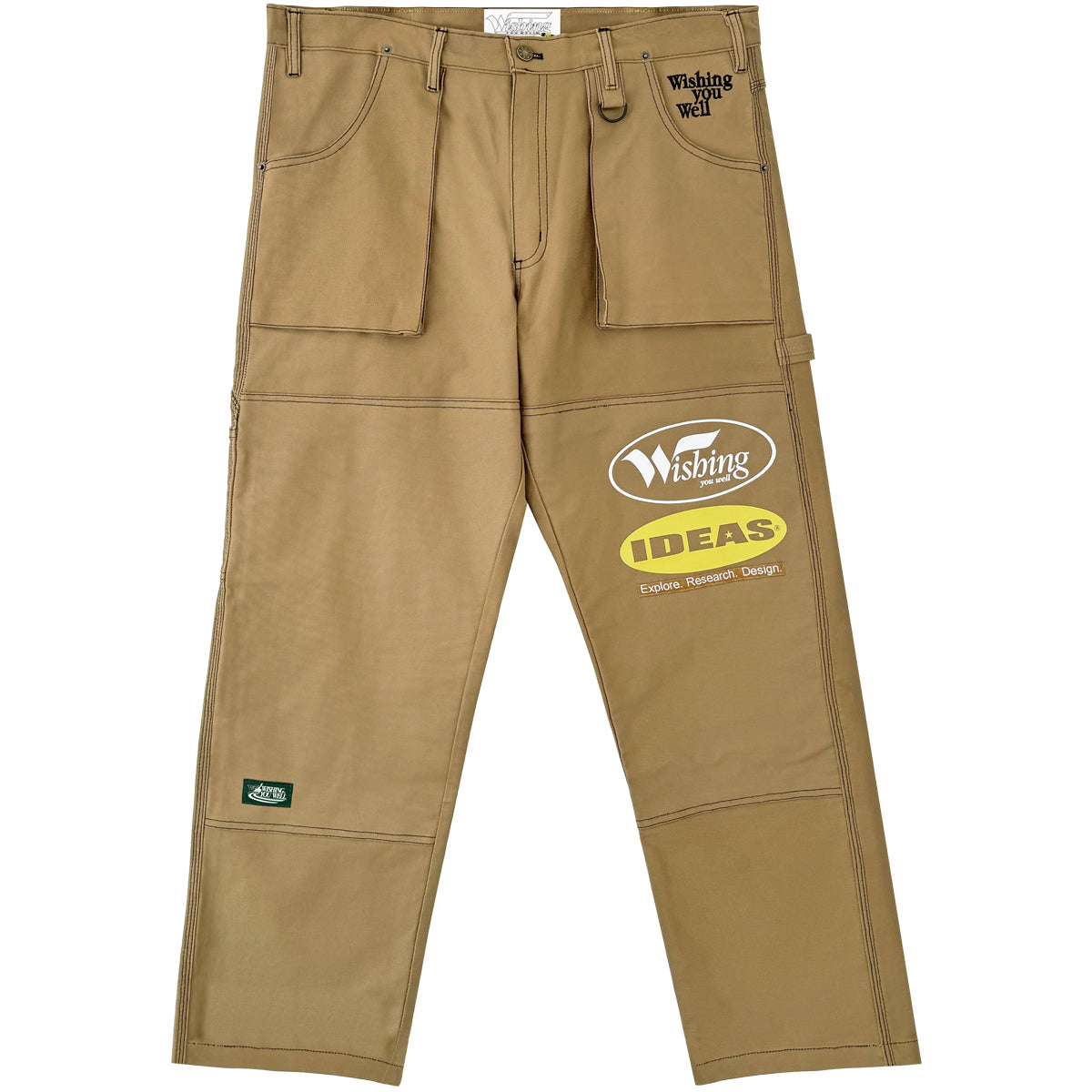 UTILITY CARPENTER CARGO PANTS (TAN BROWN)