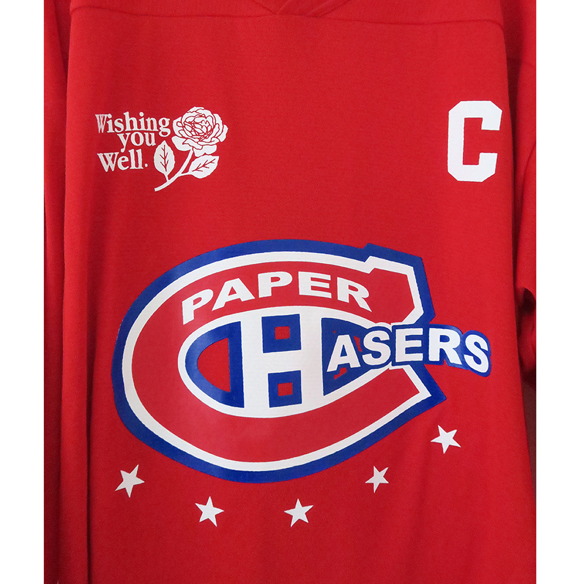 PAPER CHASERS PRACTICE HOCKEY JERSEY (MTL CANADIENS/RED)