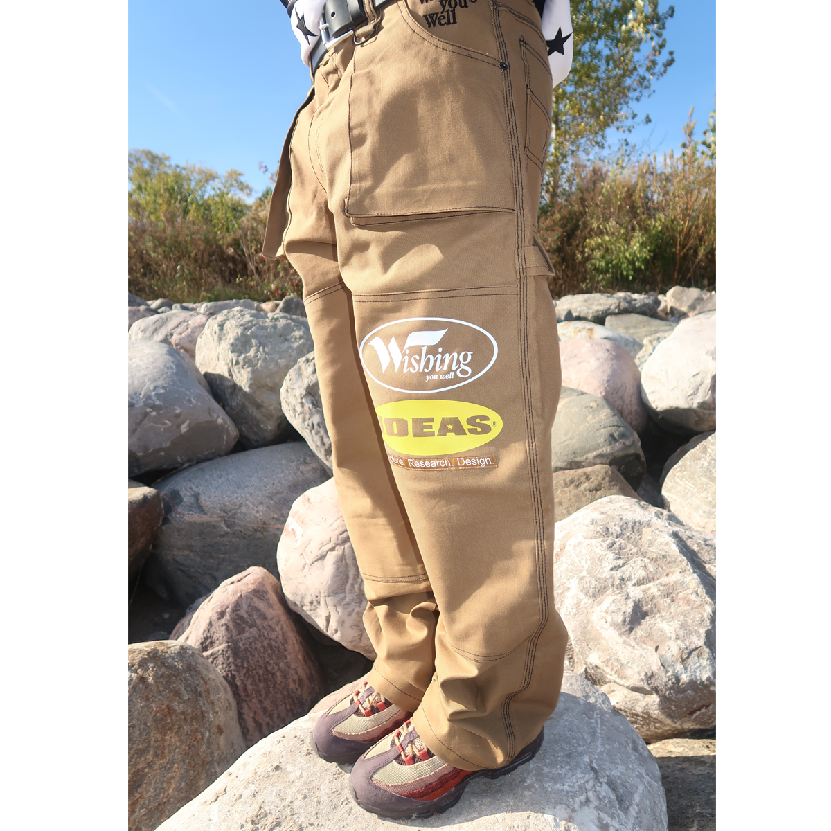 UTILITY CARPENTER CARGO PANTS (TAN BROWN)