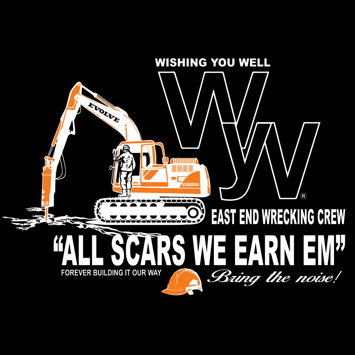 SCARBOROUGH EAST END WRECKING CREW LONG SLEEVE (BLACK)
