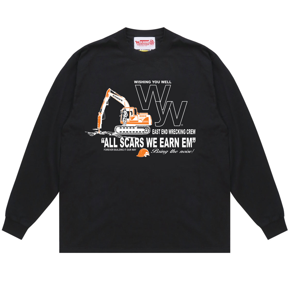 SCARBOROUGH EAST END WRECKING CREW LONG SLEEVE (BLACK)