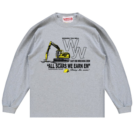 SCARBOROUGH EAST END WRECKING CREW LONG SLEEVE (HEATHER GREY)
