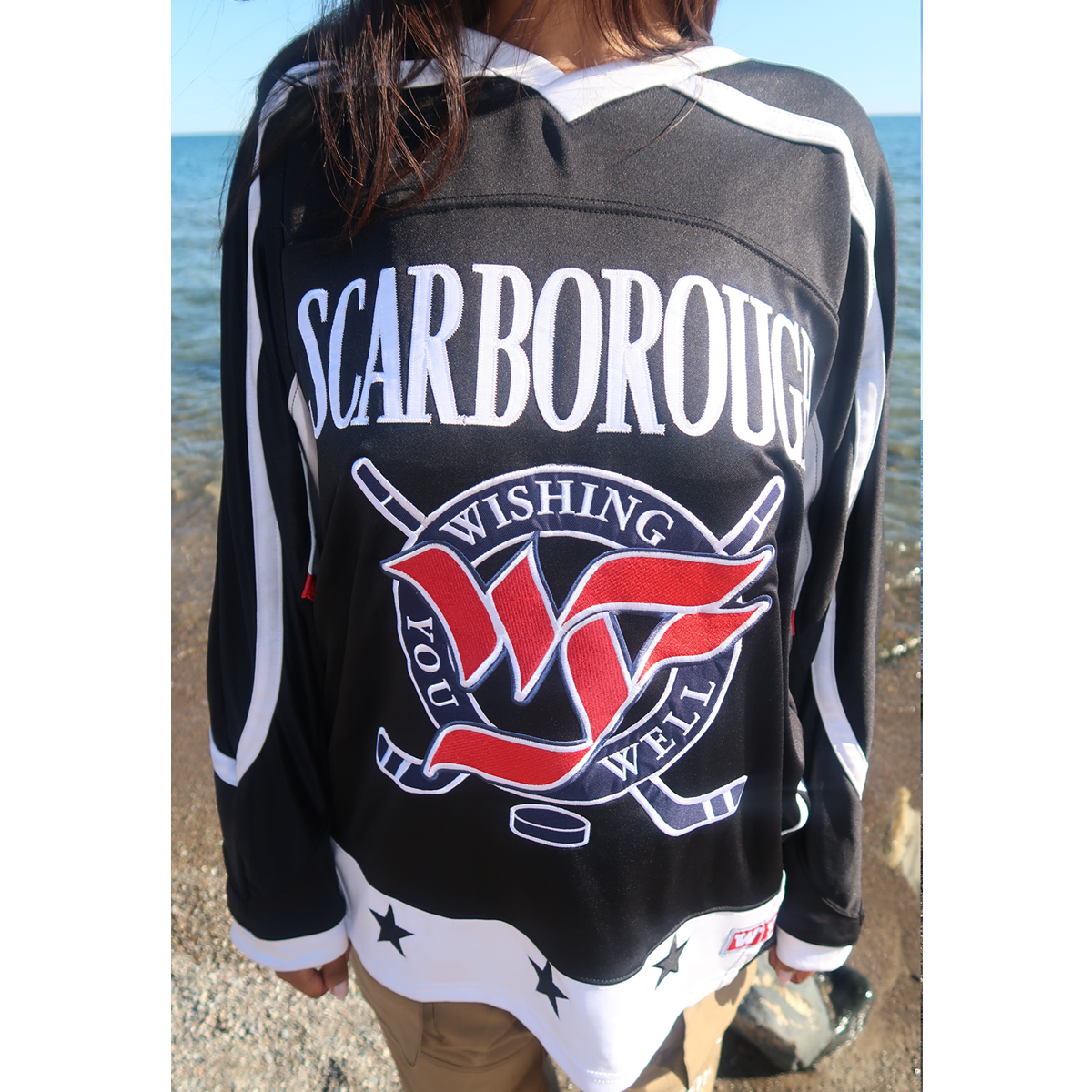 WYW SCARBOROUGH HOCKEY JERSEY (BLACK/RED)