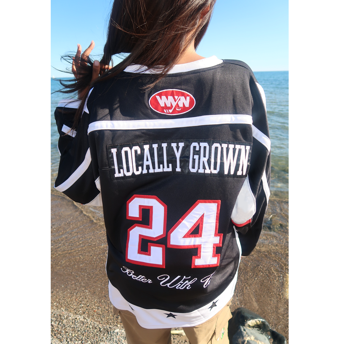 WYW SCARBOROUGH HOCKEY JERSEY (BLACK/RED)