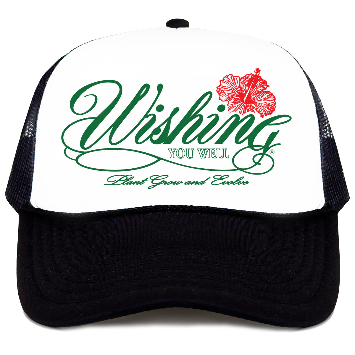 SCRIPT TRUCKER HAT (BLACK)