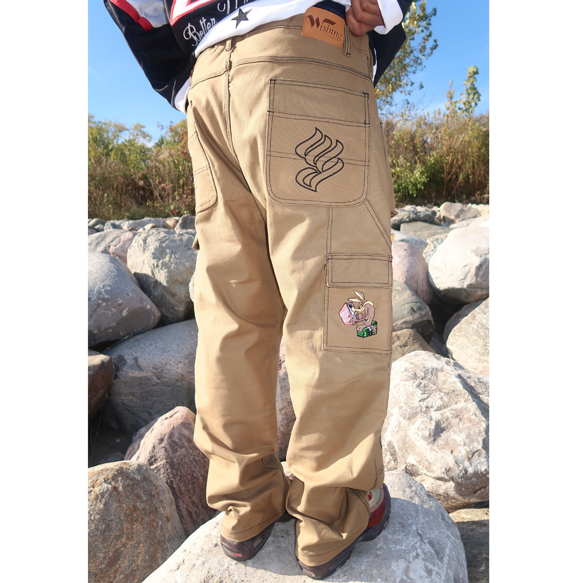 UTILITY CARPENTER CARGO PANTS (TAN BROWN)