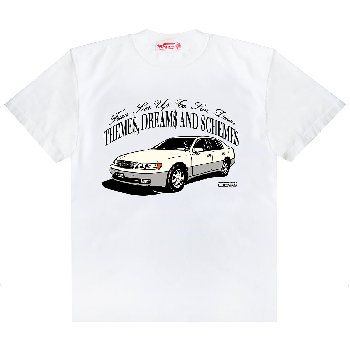 THEMES, DREAMS AND SCHEMES (93' LEXUS GS 300 REVERSE TEE/WHITE GD)