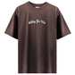 WYW Chain Stitched Logo Tee (Mocha/Garment Dyed)