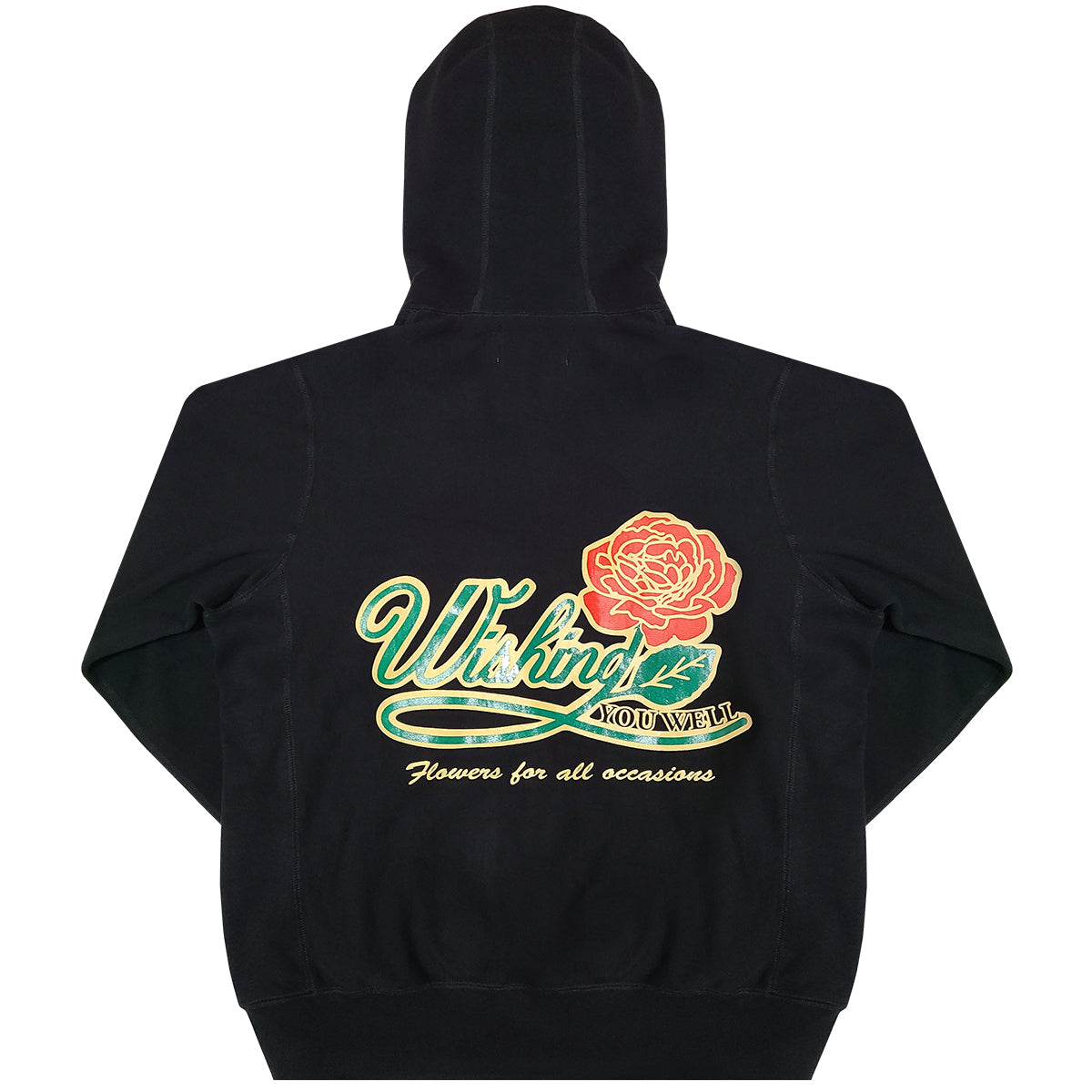 "FLOWERS FOR ALL OCCASIONS" ZIP HOODED SWEATSHIRT